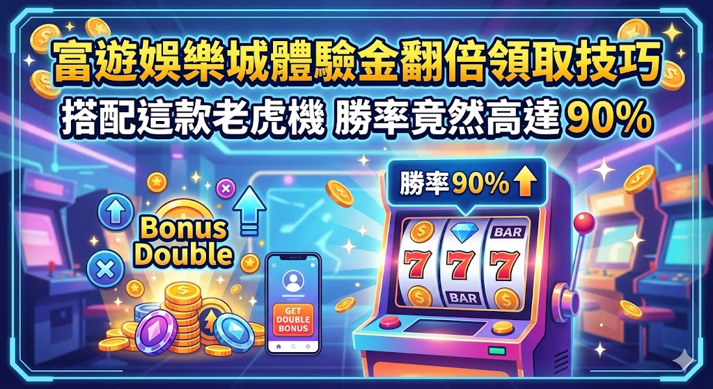 富遊娛樂城體驗金翻倍領取技巧，搭配這款老虎機勝率竟然高達90%