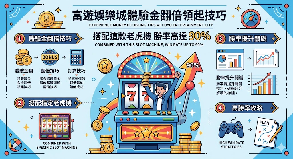 富遊娛樂城體驗金翻倍領取技巧，搭配這款老虎機勝率竟然高達90%