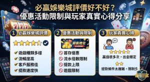 優惠活動限制與玩家真實心得分享